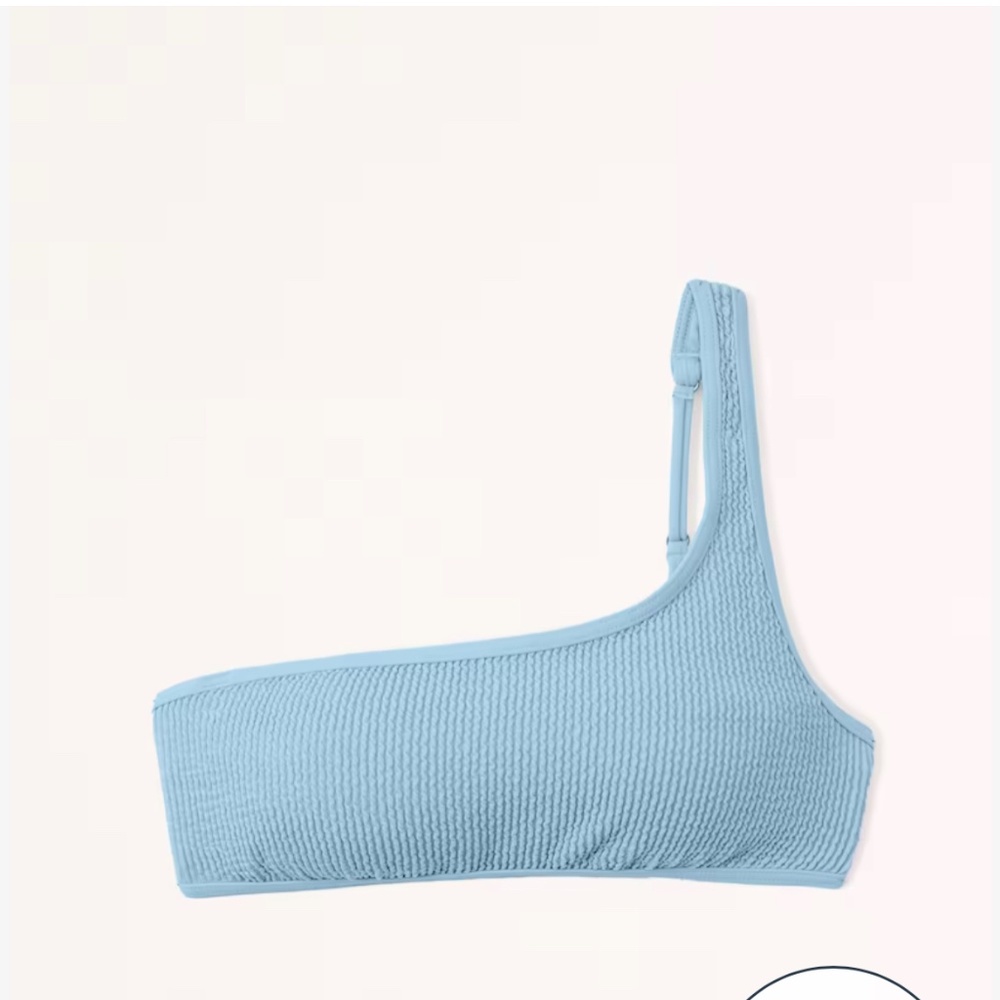 Abercrombie and Fitch One-Shoulder Bralette Swim Top
